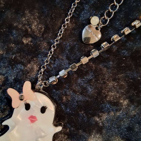 Betsey Johnson Black and White Crescent - Picture 3 of 11